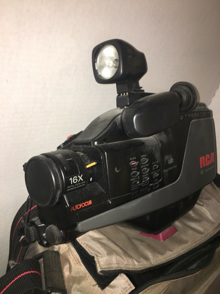 Picture of Vintage RCA VHS Camcorder CC250 Auto focus untested With