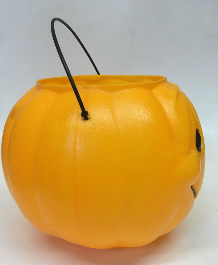 Picture of General Foam Halloween Blow Mold Pumpkin Goofy Candy Pail