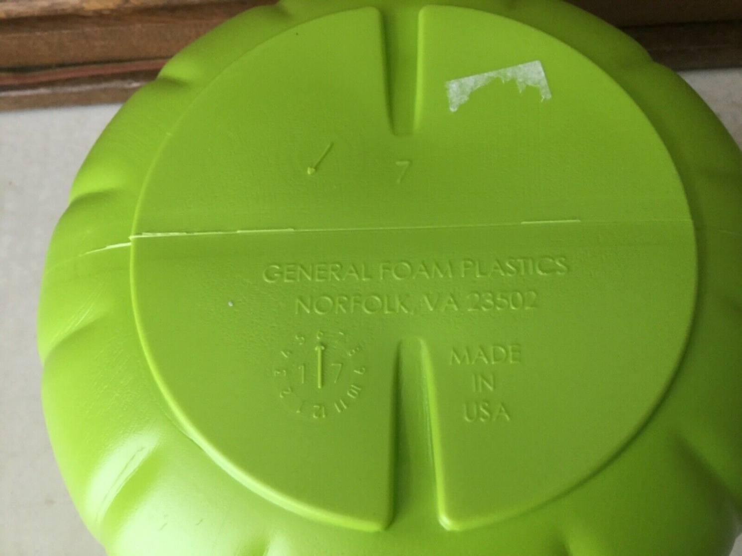 General Foam Plastic Vintage Green Halloween Pumpkin Pail Jack O Lantern Bucket