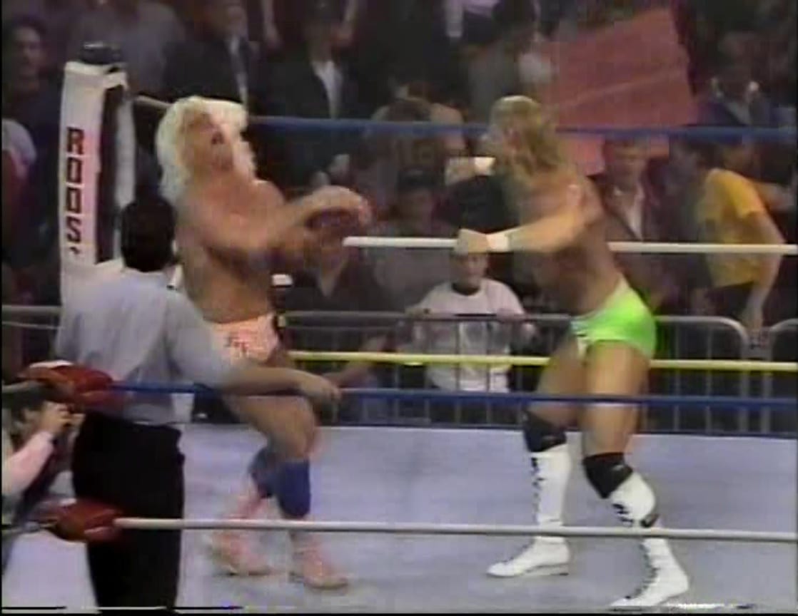 Lex Luger vs. Ric Flair (1990/02/25)