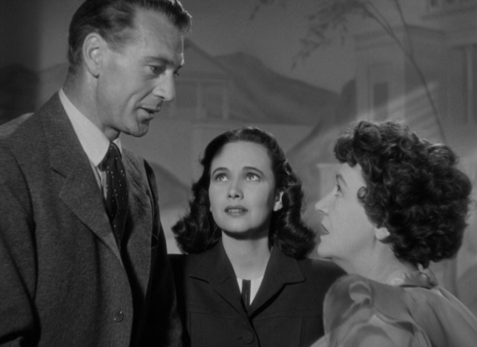 Gary Cooper, Teresa Wright and Patricia Collinge