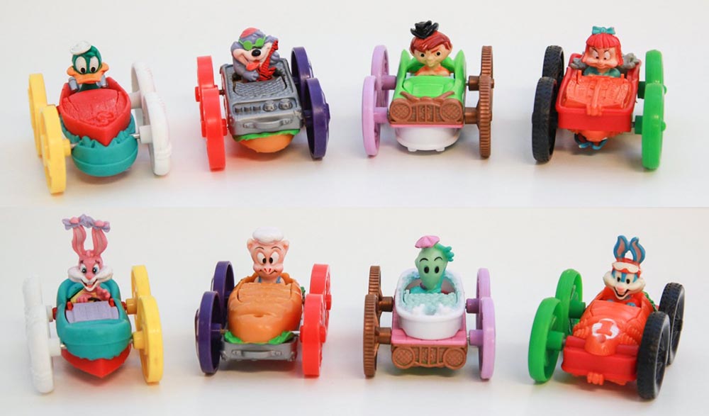 McDonald’s Happy Meal Toys 1990 – Tiny Toon Adventures Flip Cars