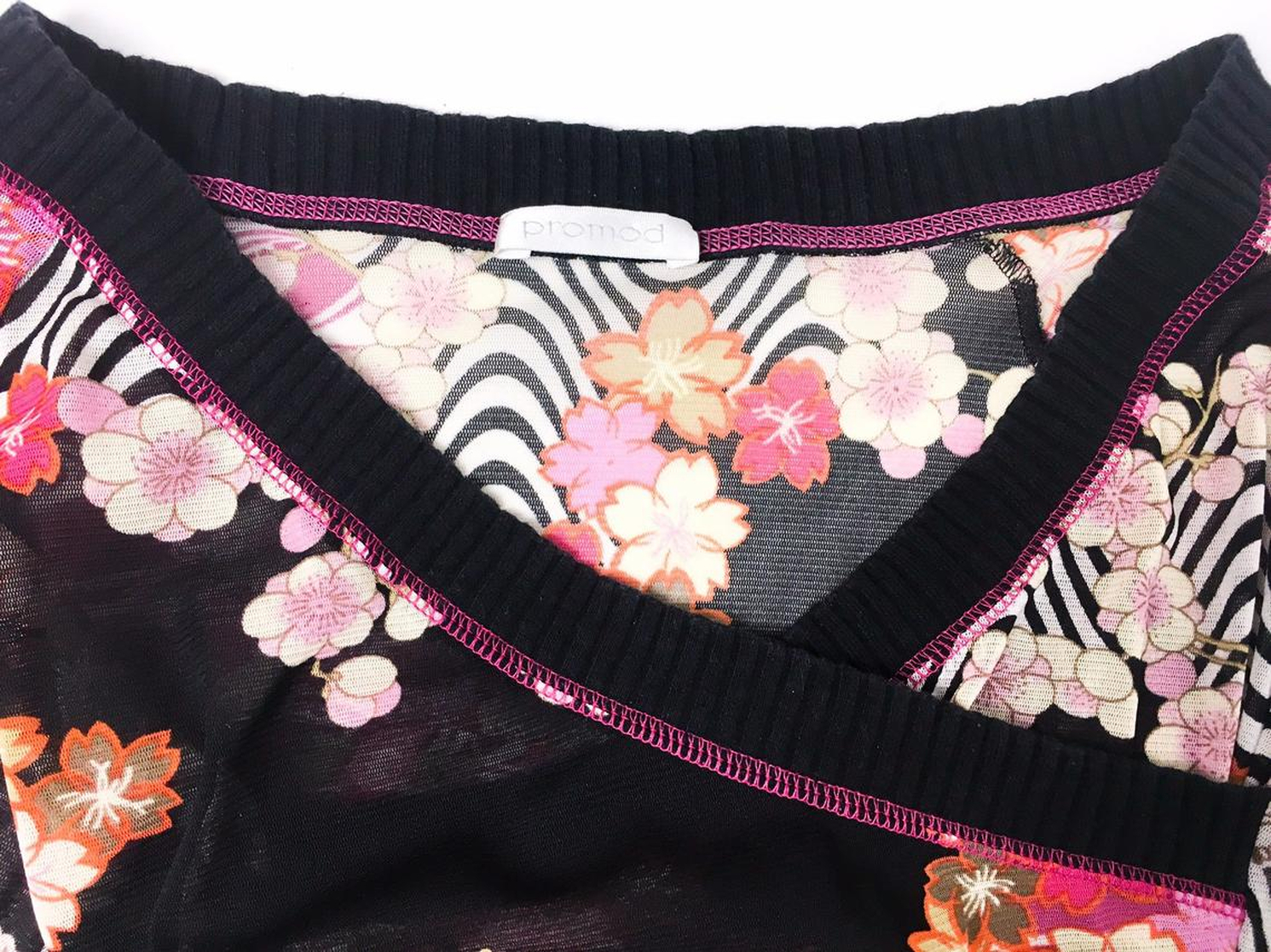 90s mesh top floral mesh top 70s style abstract mesh top