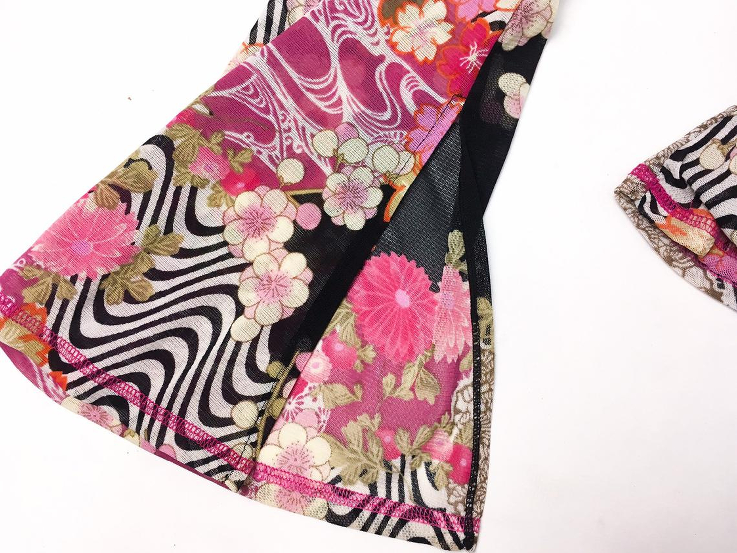 90s mesh top floral mesh top 70s style abstract mesh top