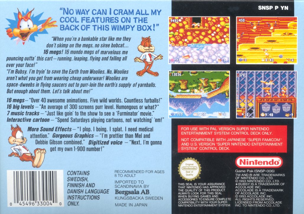 Bubsy In: Claws Encounters of the Furred Kind