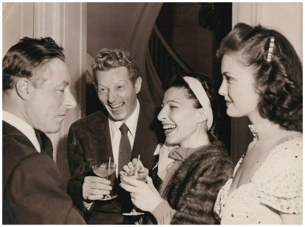 George Jessel, Danny Kaye, Sylvia Fine