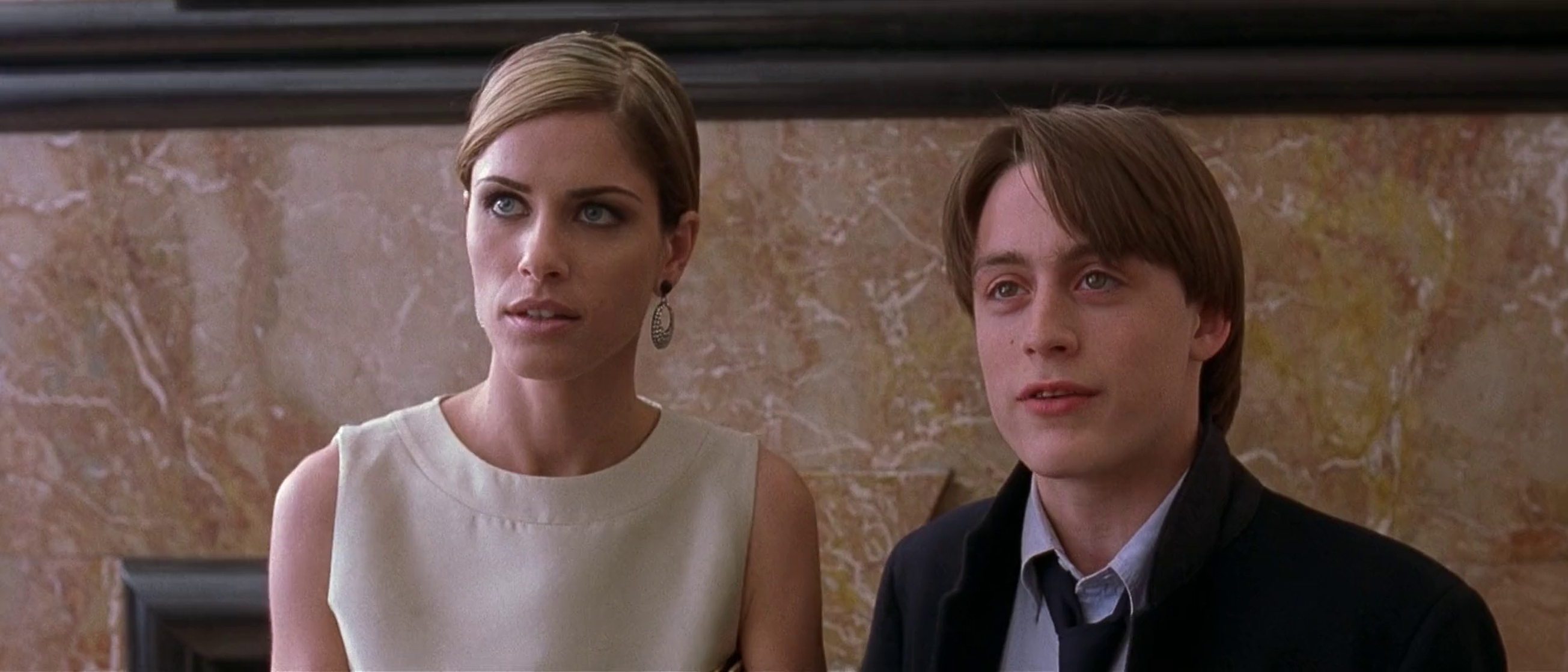 Amanda Peet and Kieran Culkin