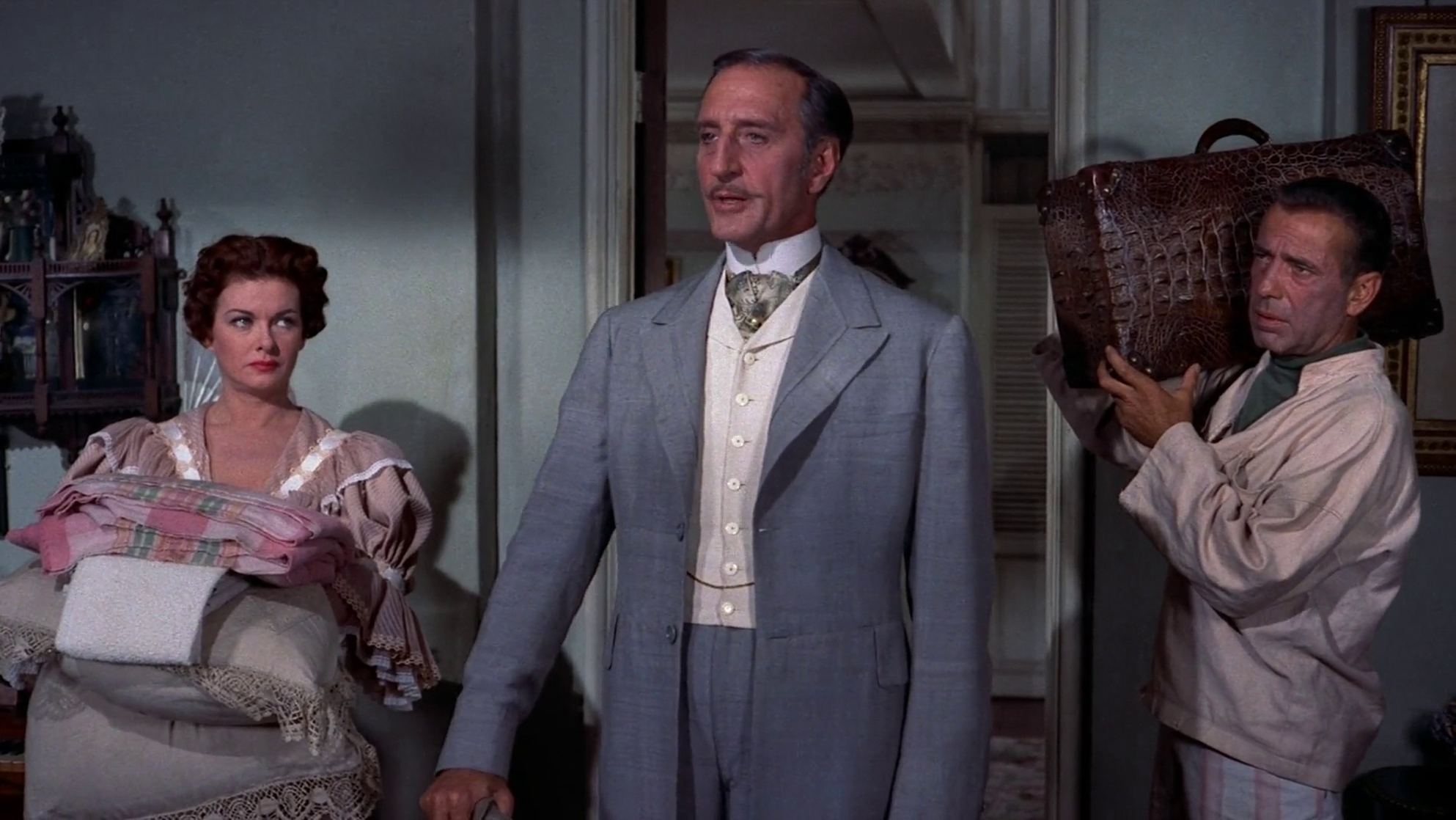 Joan Bennett, Basil Rathbone and Humphrey Bogart