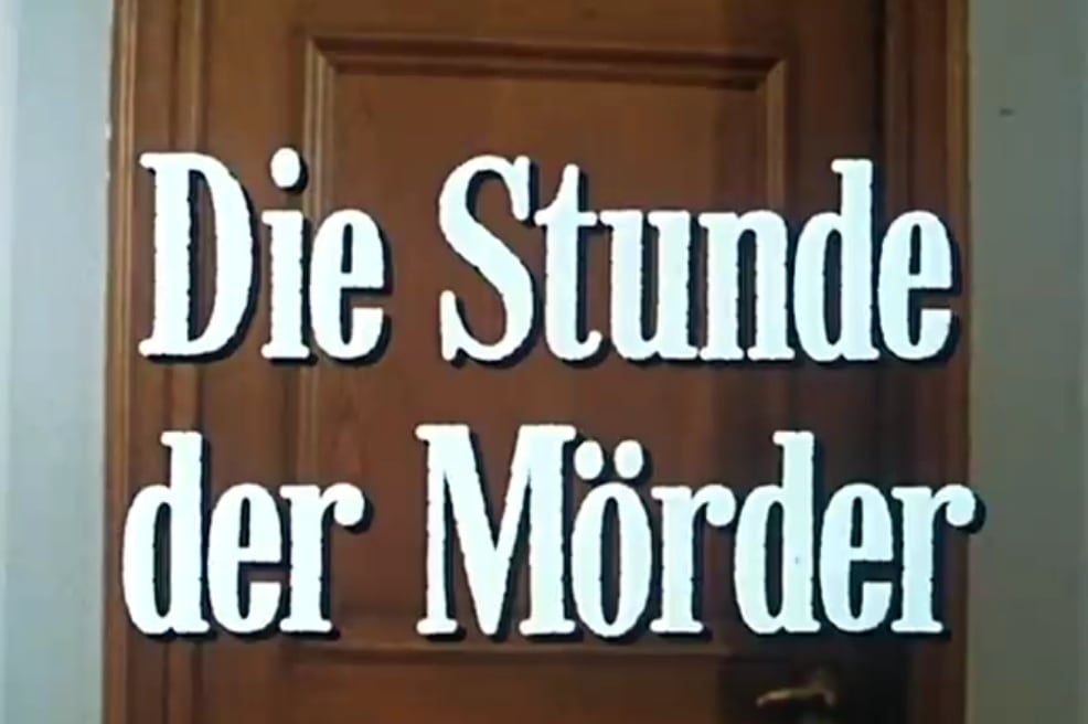 Die Stunde der Mörder