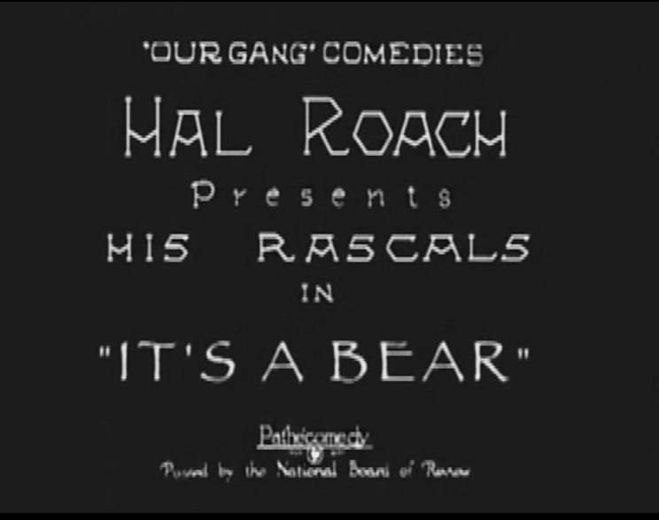 It's a Bear