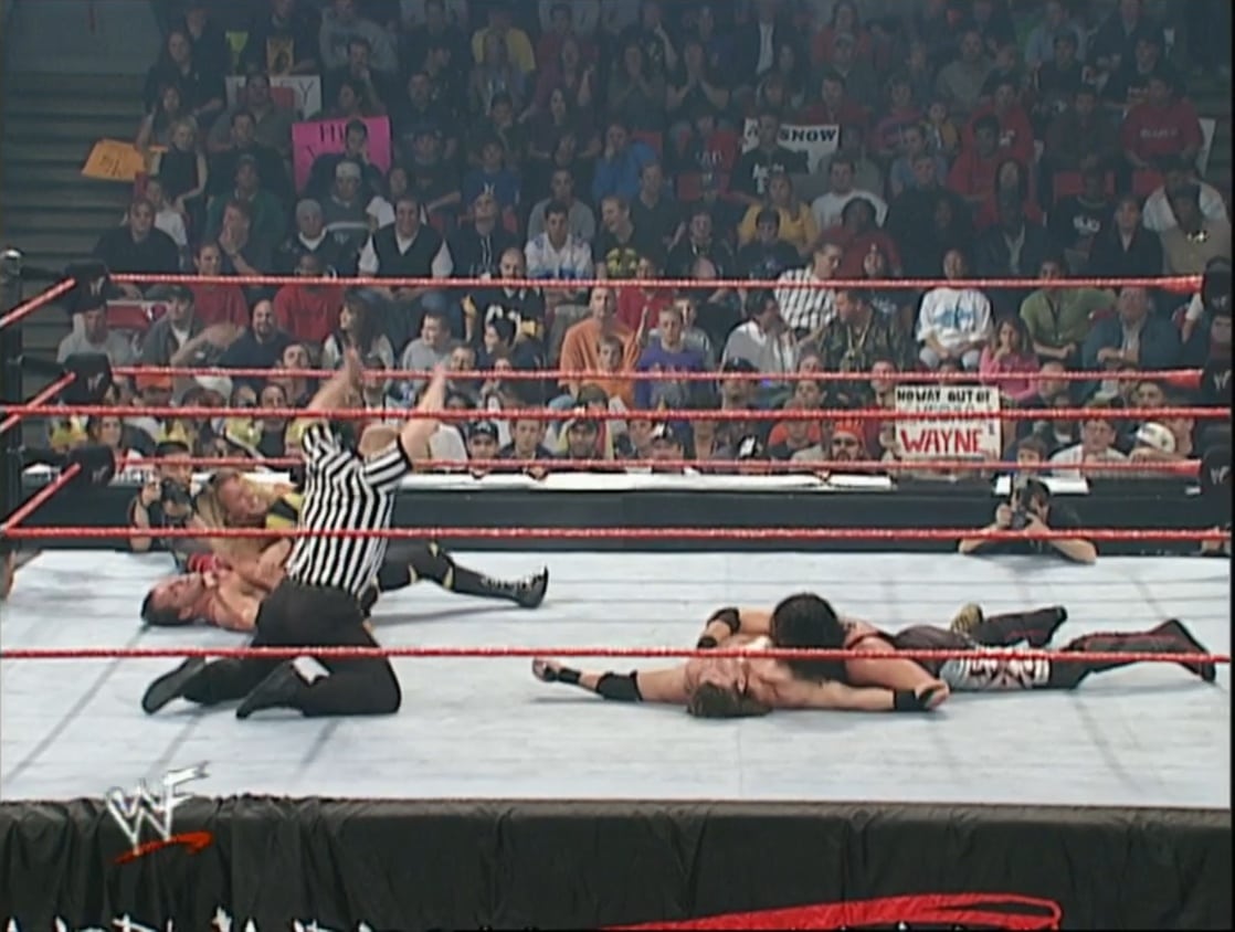 Chris Benoit vs. Eddie Guerrero vs. X-Pac vs. Chris Jericho (2001/02/25)