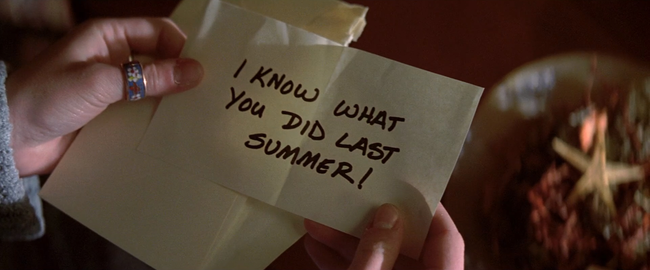 I Know What You Did Last Summer