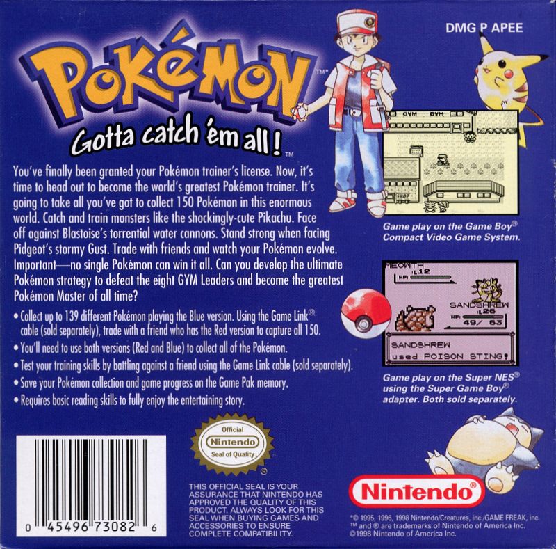 Pokemon: Blue Version