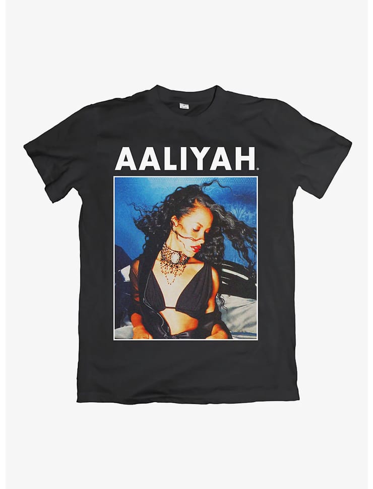 aaliyah t shirt pacsun