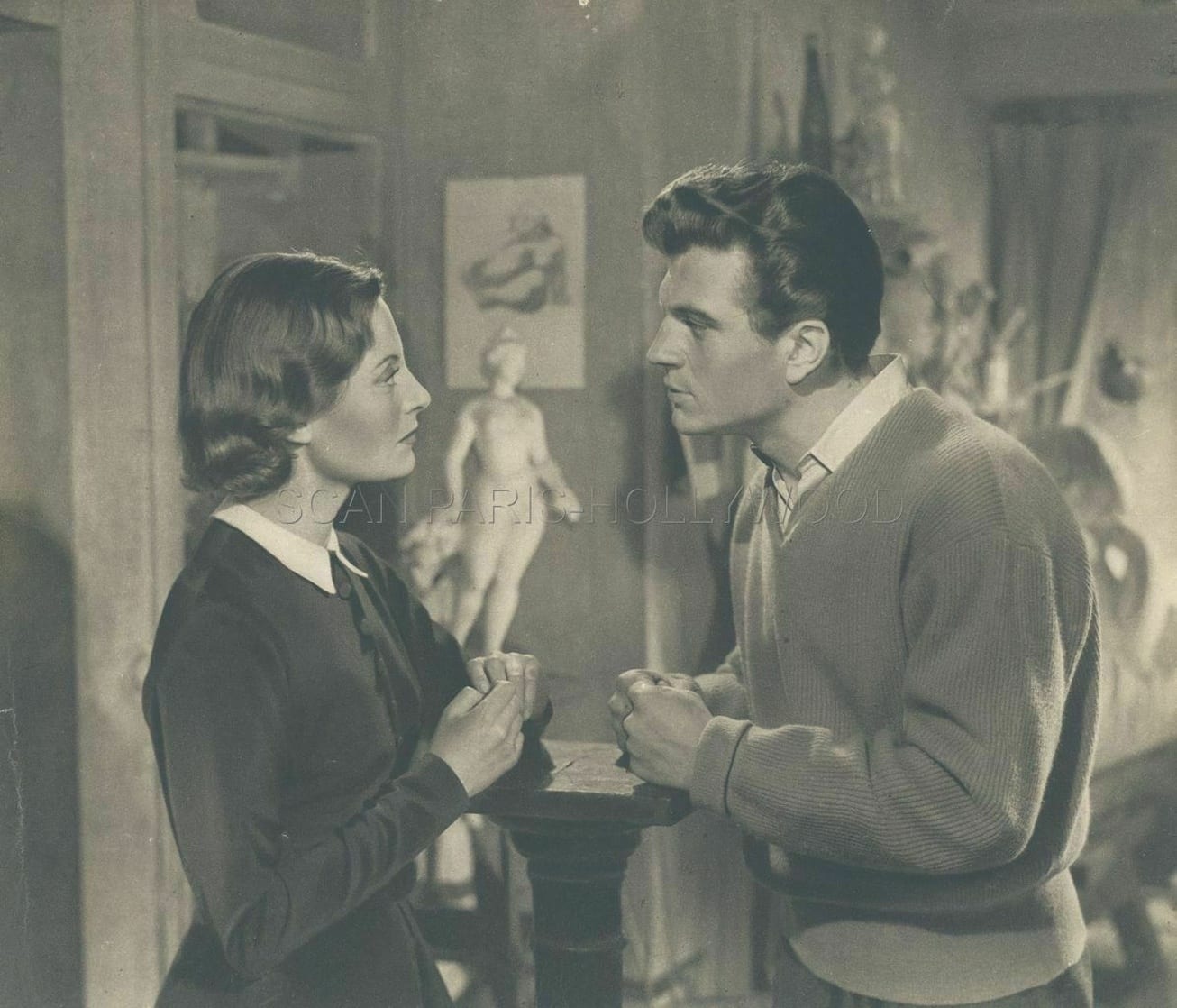 Michele Morgan and Henri Vidal