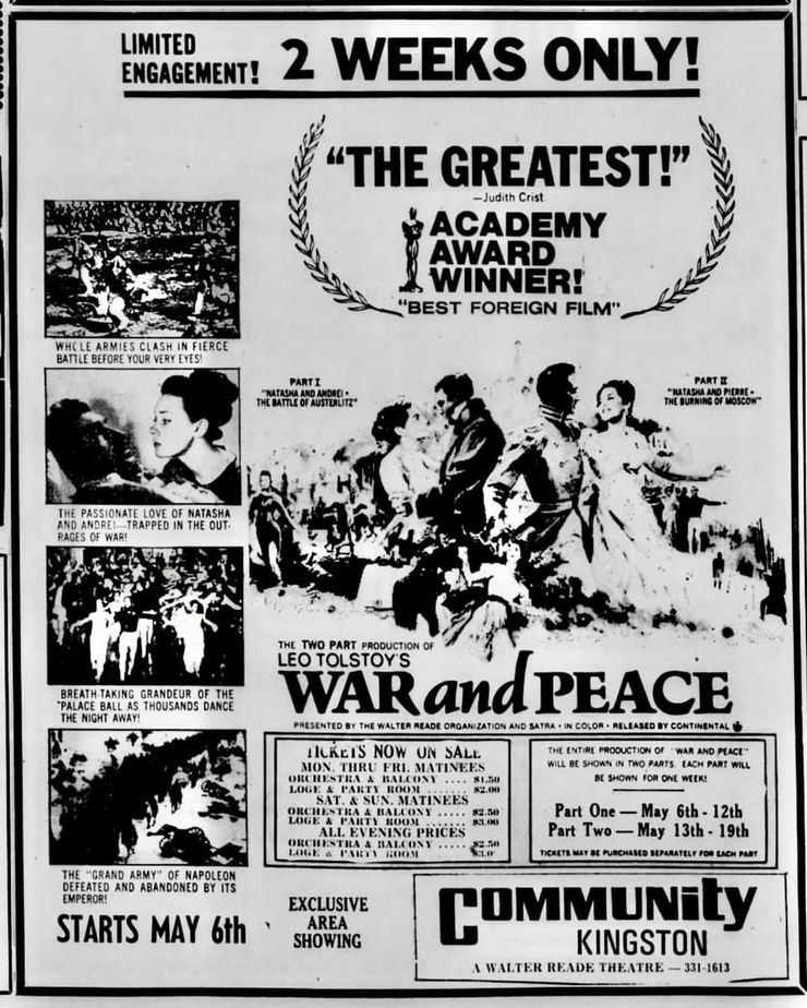 Picture Of War And Peace 1956 Picture of war and peace 1956