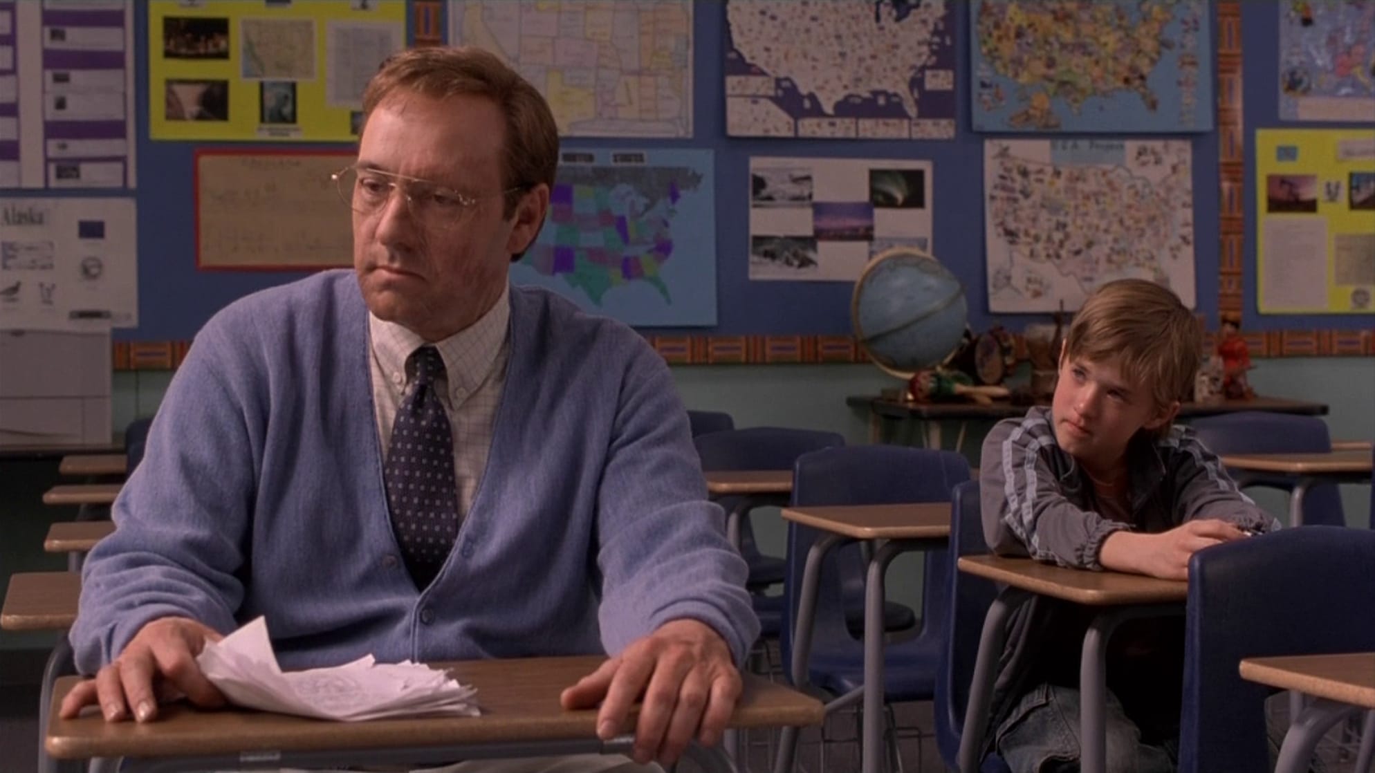 Kevin Spacey and Haley Joel Osment