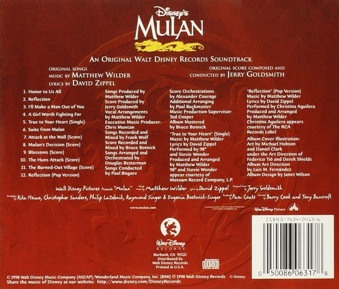 Mulan Soundtrack