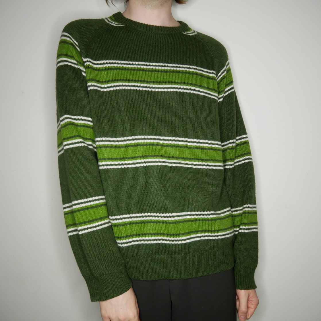 Picture of 90s grunge striped oversized sweater