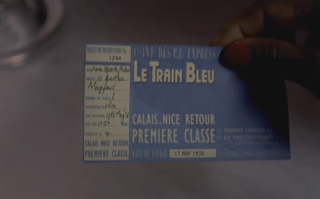 The Mystery of the Blue Train