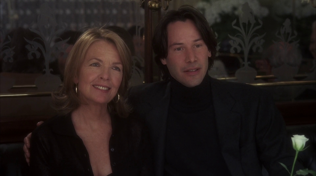 Diane Keaton and Keanu Reeves
