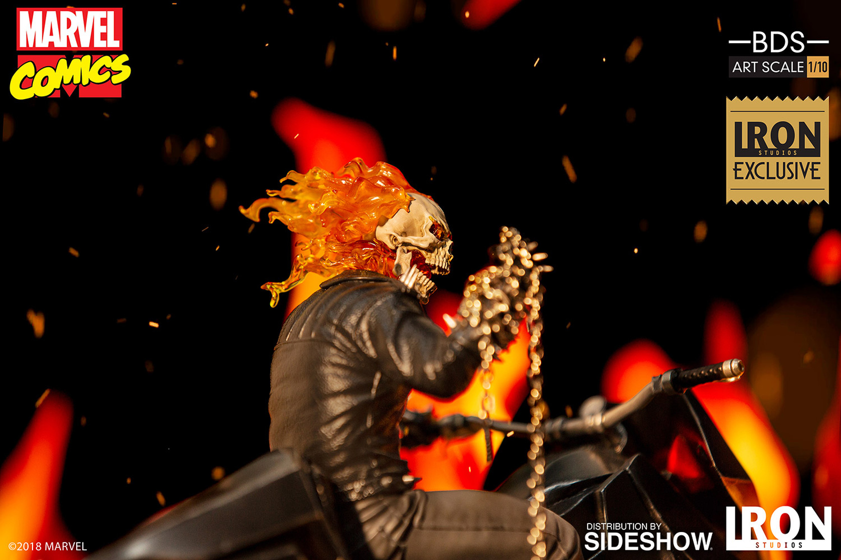 Ghost Rider 1:10 Scale Statue by Iron Studios