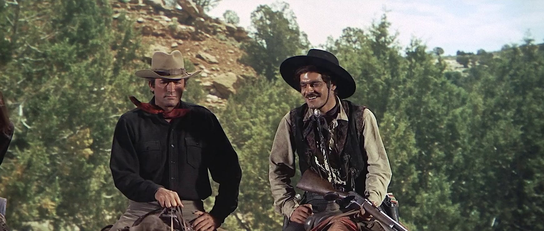 Gregory Peck and Omar Sharif