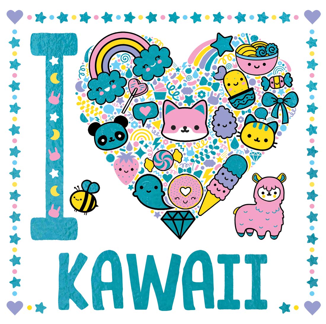 I Heart Kawaii (Coloring Book)
