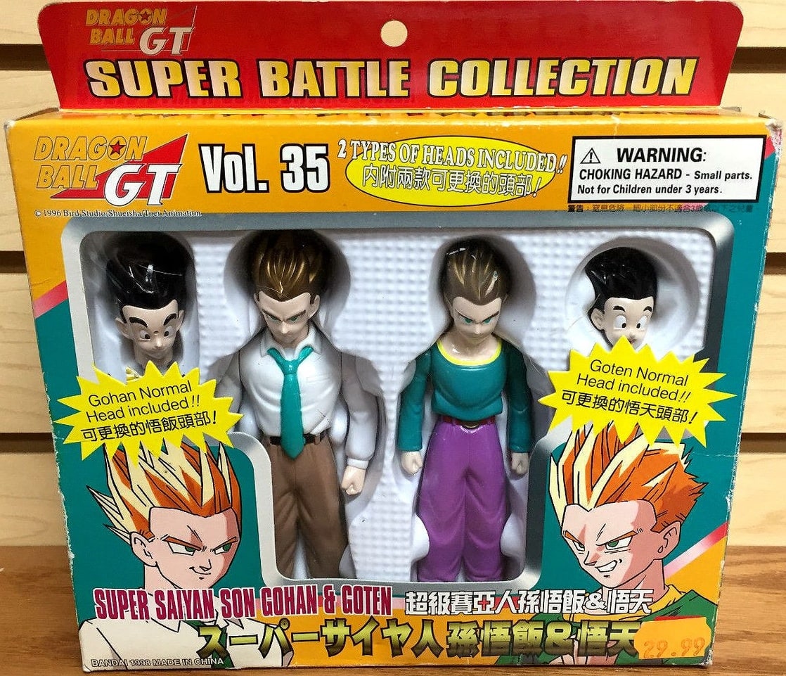 Dragonball GT Super Battle Collection Super Saiyan Son Gohan and Goten
