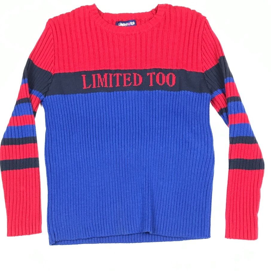 Vintage 90’s Limited Too multicolored striped long...