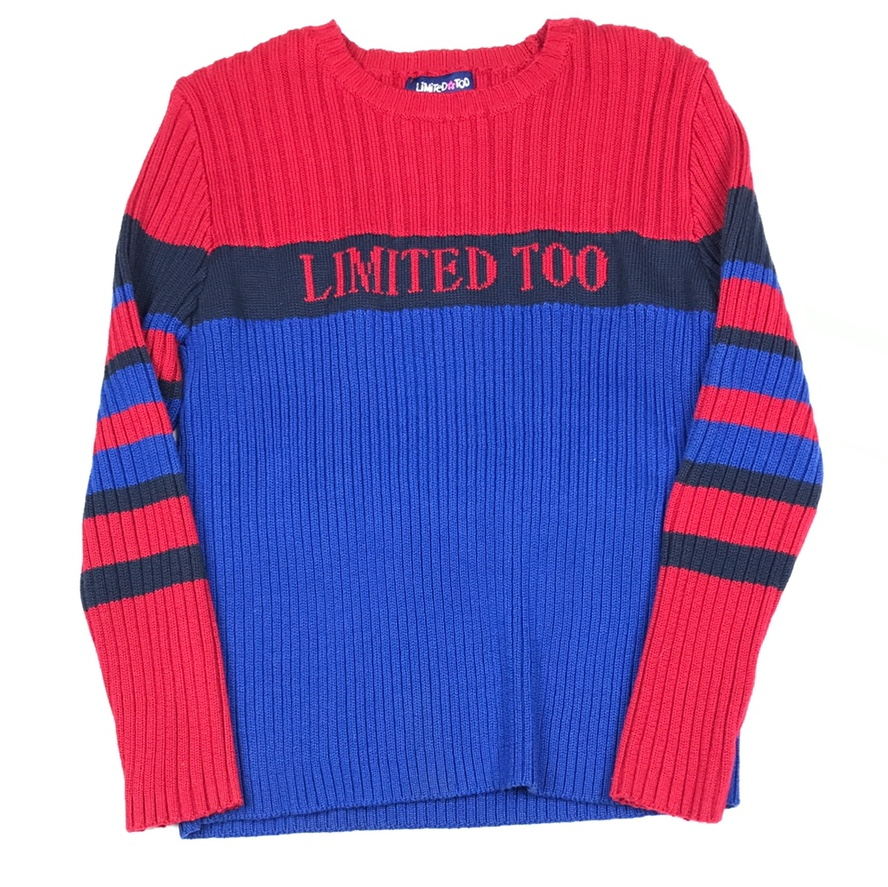 Vintage 90’s Limited Too multicolored striped long...