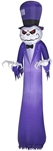 Holiday Living 16-ft x 7.44-ft Lighted Reaper Halloween Inflatable ...