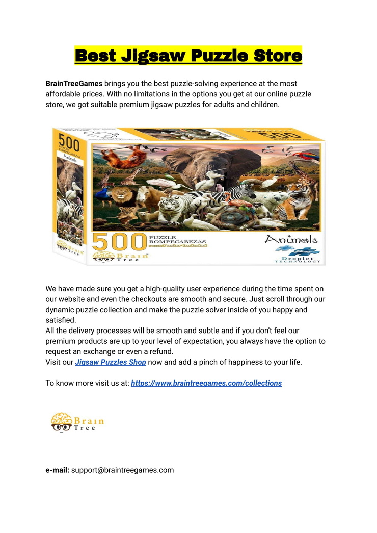 Best Jigsaw Puzzles Shop