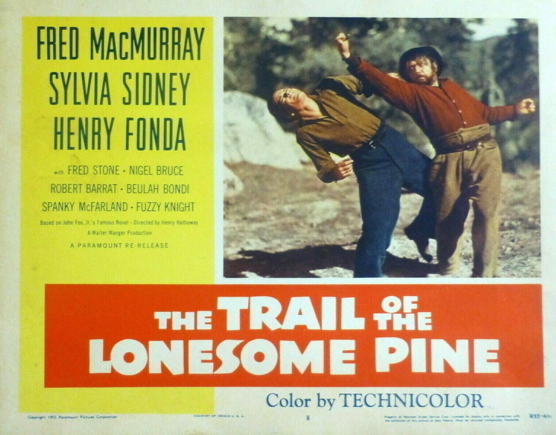 cast of the movie the trail of the lonesome pine