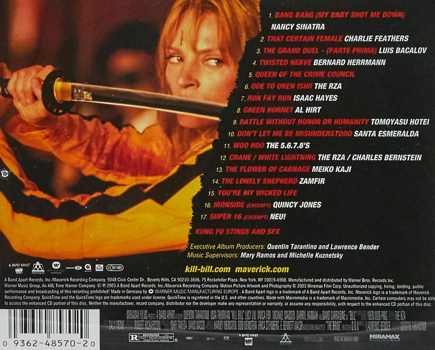 Picture Of Kill Bill Volume 1 Original Soundtrack