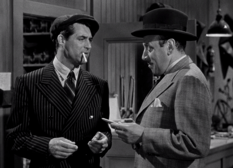 Cary Grant and George Coulouris