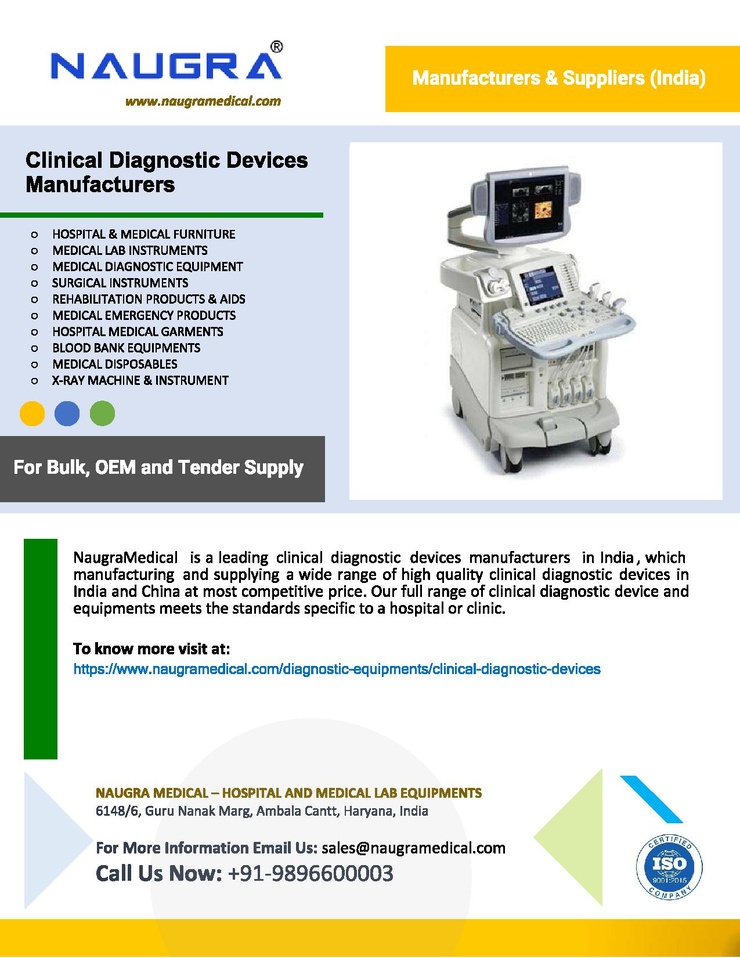 Clinical Diagnostic Devices Manufacturers