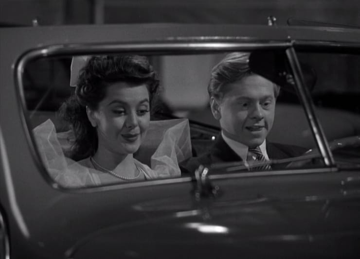 Ann Rutherford and Mickey Rooney