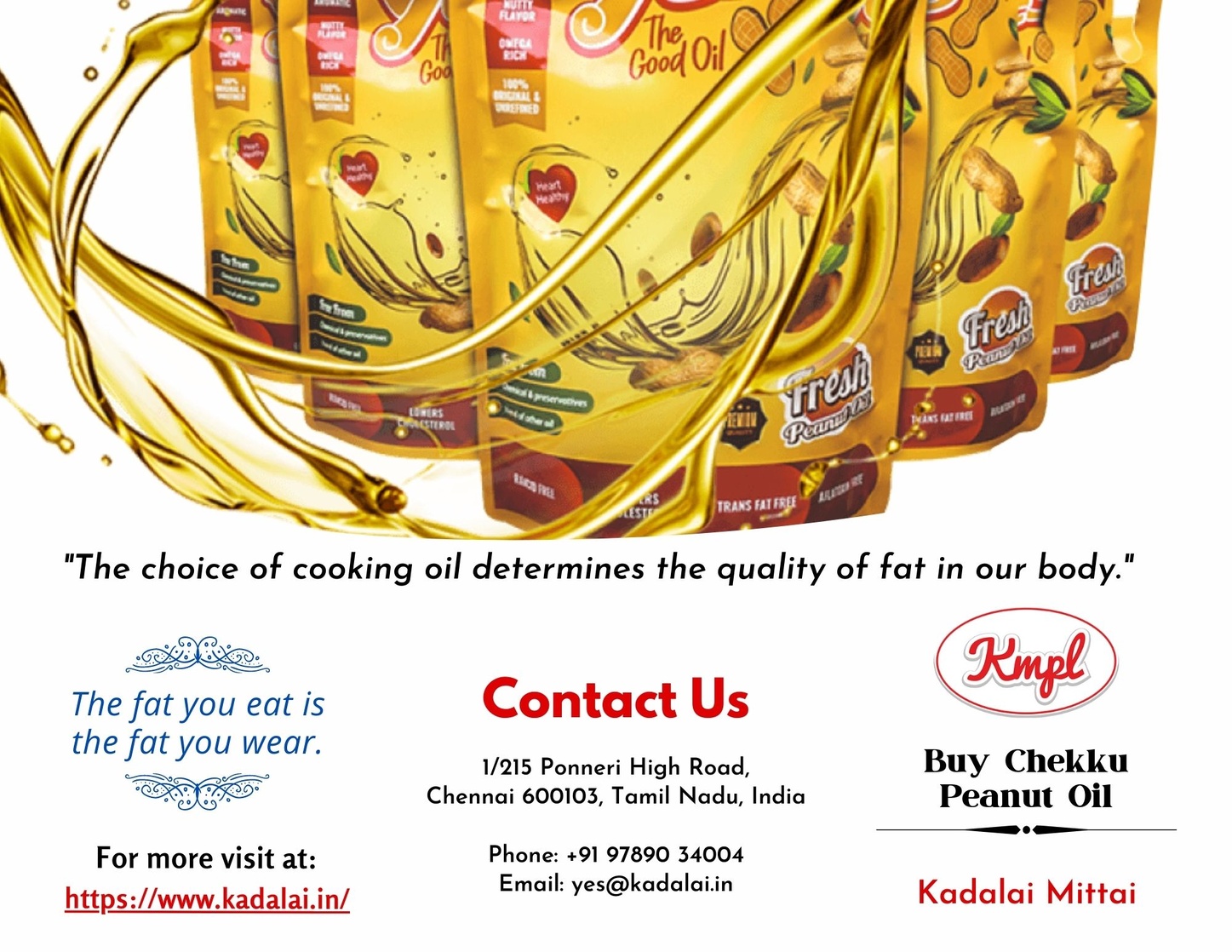 Buy Chekku Peanut Oil