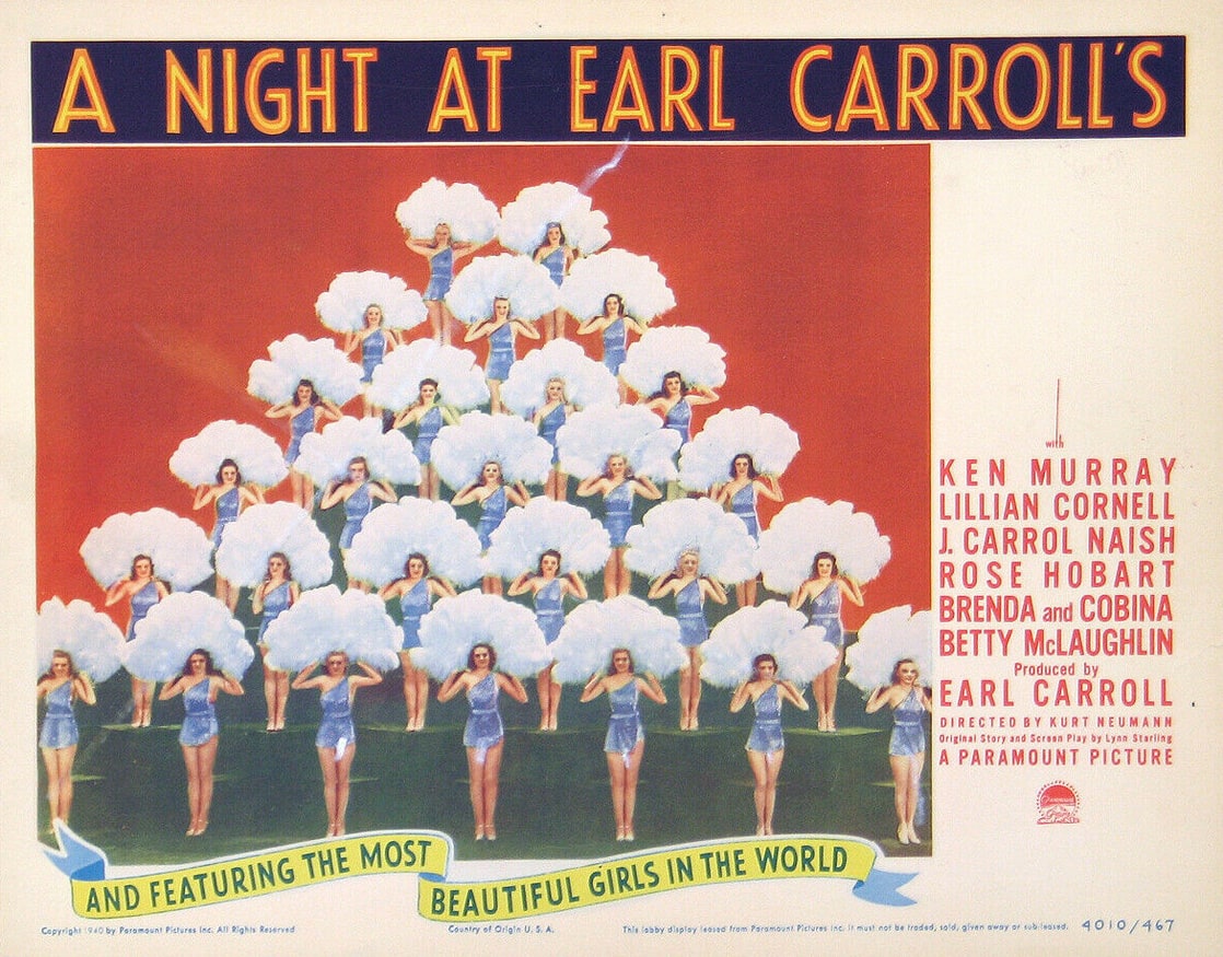 A Night at Earl Carroll's