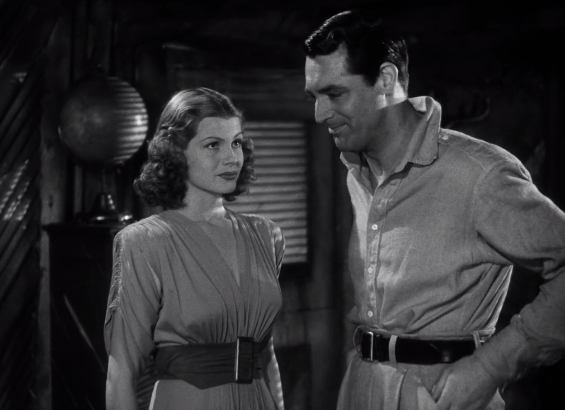 Rita Hayworth and Cary Grant