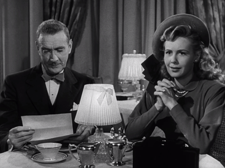 Clifton Webb and Randy Stewart