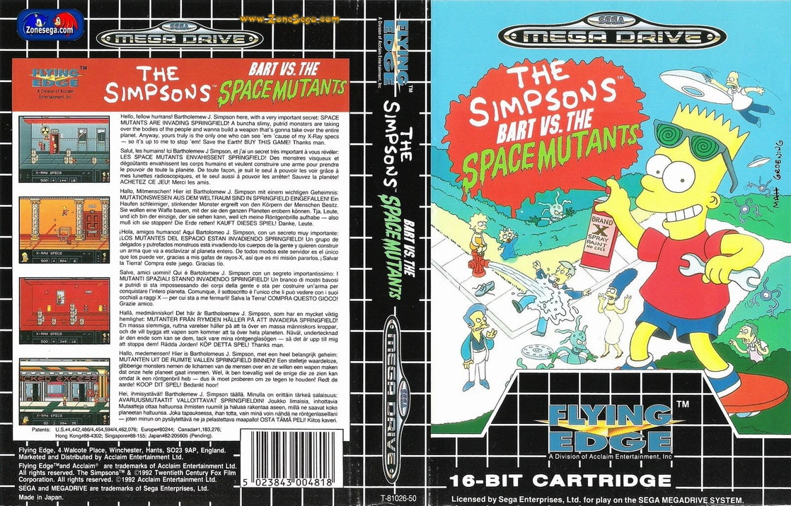 Simpsons: Bart vs. the Space Mutants, The