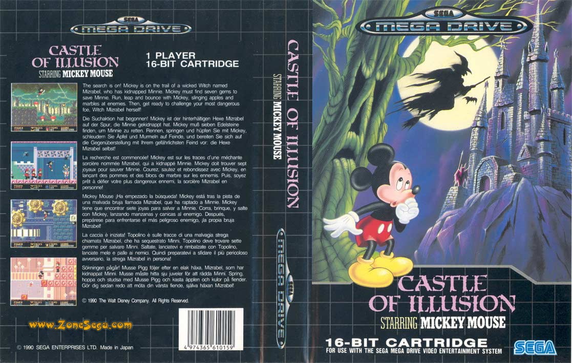 castle of illusion starring mickey mouse 1990