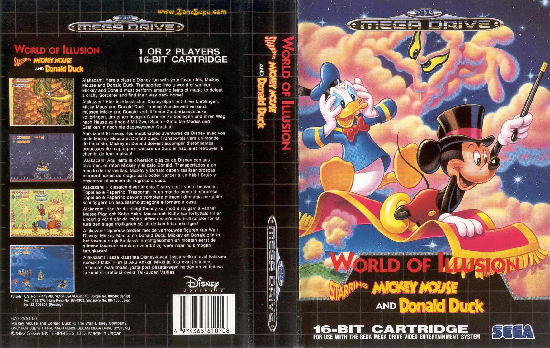 World of Illusion starring Disney's Mickey Mouse & Donald Duck