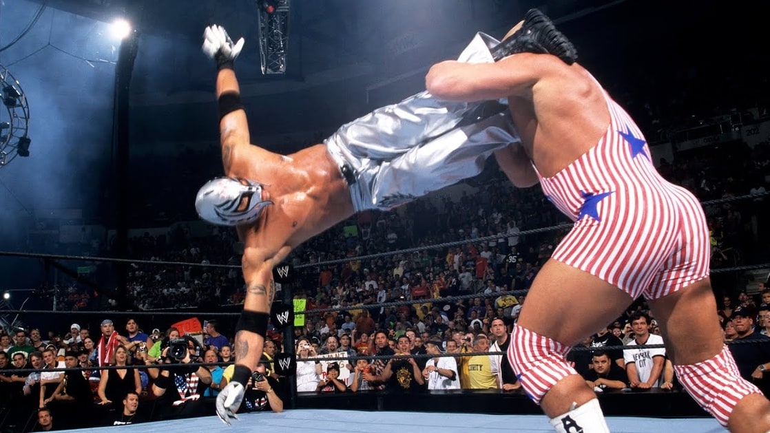 Kurt Angle vs. Rey Mysterio (2002/08/25)