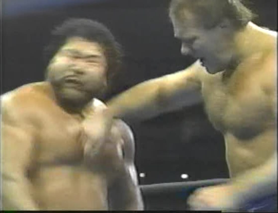 Masa Saito vs. Larry Zbyszko (1990/02/10)