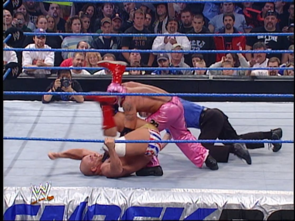 Edge & Rey Mysterio vs. Chris Benoit & Kurt Angle (2002/11/07)