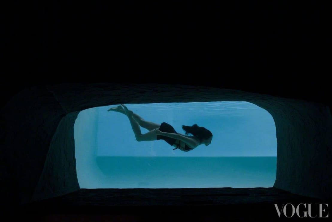 Margaret Qualley Underwater