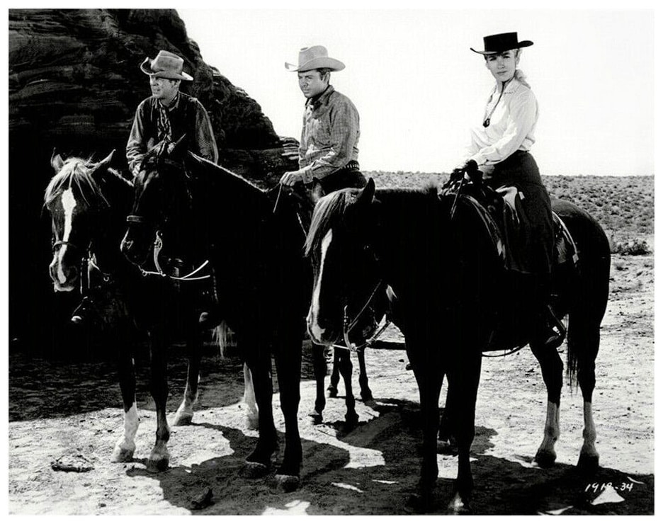 Dan Duryea, Audie Murphy, Joan O'Brien